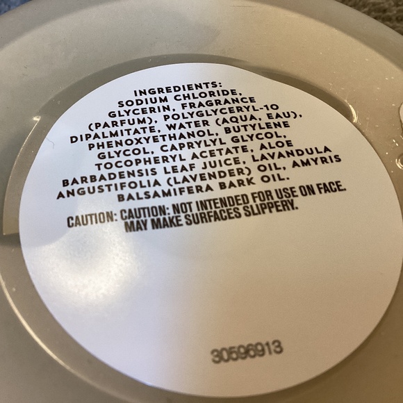 NEW BBW Open Your Mind Lavender Sandalwood Aromatherapy salt body Scrub - Picture 5 of 5